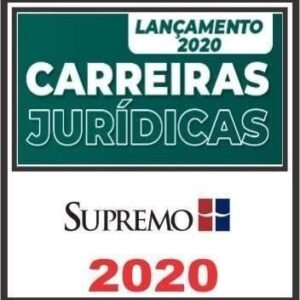 CARREIRAS JURÍDICAS – ANUAL – SUPREMO 2020 - JUIZ PROMOTOR DELEGADO PROCURADOR