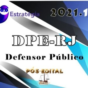 DPE-RJ Reta Final - Pós-edital - Defensor Público do Rio de Janeiro - 2021- Estrat (PACOTE COMPLETO) - rateio DPERJ DPE-RJ