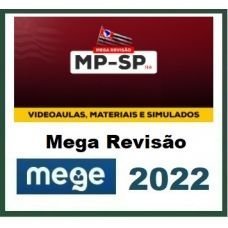 MP SP 94 - Promotor - Mega Revisão (MEGE 2022) Promotor Ministério Público de São Paulo