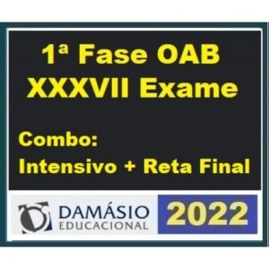 1ª Fase OAB XXXVII COMBO Intensivo + Reta Final (DAMÁSIO 2022.2) (Ordem dos Advogados do Brasil)