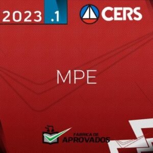 MPE Ministério Público Estadual – Promotor de Justiça [2023] CS