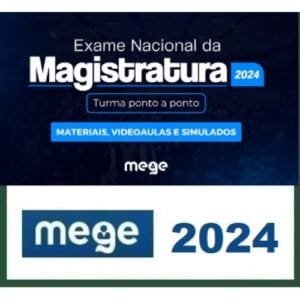Exame Nacional da Magistratura - Ponto a Ponto (MEGE 2024) Juiz Estadual