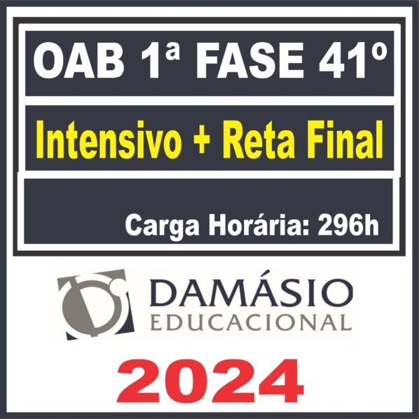 Curso OAB 1ª Fase 41 Exame (Intensivo + Reta Final) Damásio