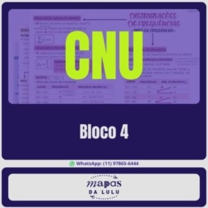 CNU BLOCO 4 – Mapas da Lulu – 2024 - Rateio Aft mapas mentais - revisão final Pós Edital