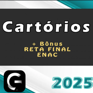 Cartórios – Curso Regular + Bonus ENAC – G7 2025 - Rateio Exame Nacional de Cartorios Pós Edital