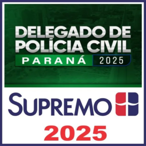 DPC PR (Delegado de Polícia Civil Paraná) Supremo TV 2025 - Rateio Delta PC PR Policial