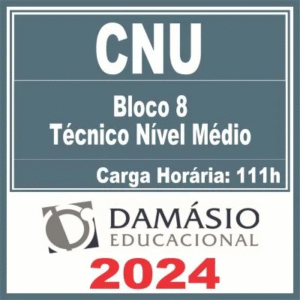 CNU (Bloco 8 – Técnico Nível Médio) Pós Edital – Damásio 2024