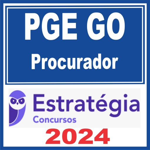 PGE GO (Procurador do Estado) Estratégia 2024 - Rateio Procuradoria Goiás