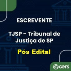 TJ SP Escrevente Técnico Judiciário - Pós Edital (CERS 2024) - Rateio TJSP São Paulo Tribunal Cers PósEdital
