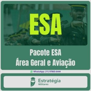 Pacote ESA – Área Geral e Aviação – 2024