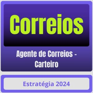 Correios (Agente de Correios – Carteiro) Pacote – 2024 (Pós-Edital) – Estratégia - Rateio Pos Edital