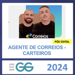CORREIOS – PÓS EDITAL – (AGENTE DOS CORREIOS – CARTEIRO) – GG CONCURSOS 2024
