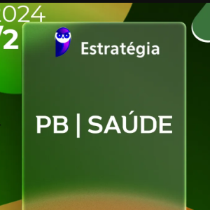 PB-Saúde (Farmacêutico) - Pós Edital - ESTRATÉGIA - PBSAÚDE PB SAÚDE