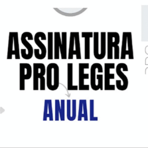 Assinatura Anual – Proleges 2025 (semestrais + isoladas) - Rateio legislacao