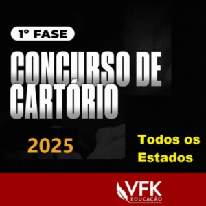 Cartórios 1ª Fase - KUMPEL (VFK 2025) - Todos os Estados - brinde ENAC 2025 Cartorio e Registrador Tabelionato Tabeliao