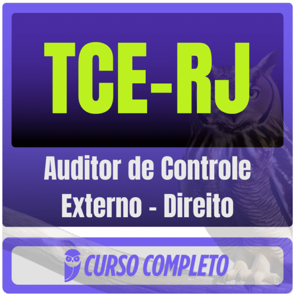 TCE-RJ (Auditor de Controle Externo – Direito) Pacote