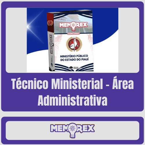 Memorex MP PI (Técnico Ministerial – Área Administrativa) – Somente PDF