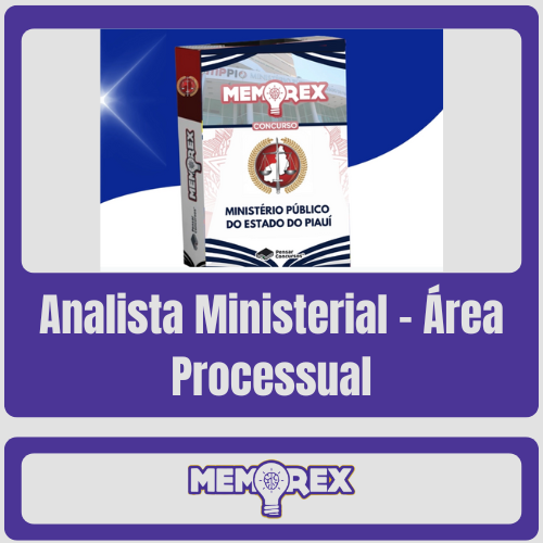 Memorex MP PI (Analista Ministerial – Área Processual) – Somente PDF