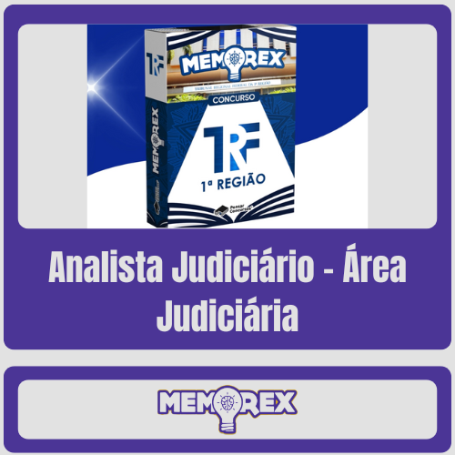 Memorex TRF 1 (Analista Judiciário – Área Judiciária) – Somente PDF