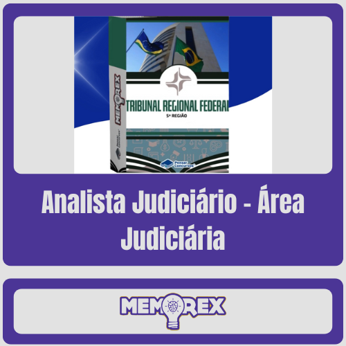 Memorex TRF 5 (Analista Judiciário – Área Judiciária) – Somente PDF