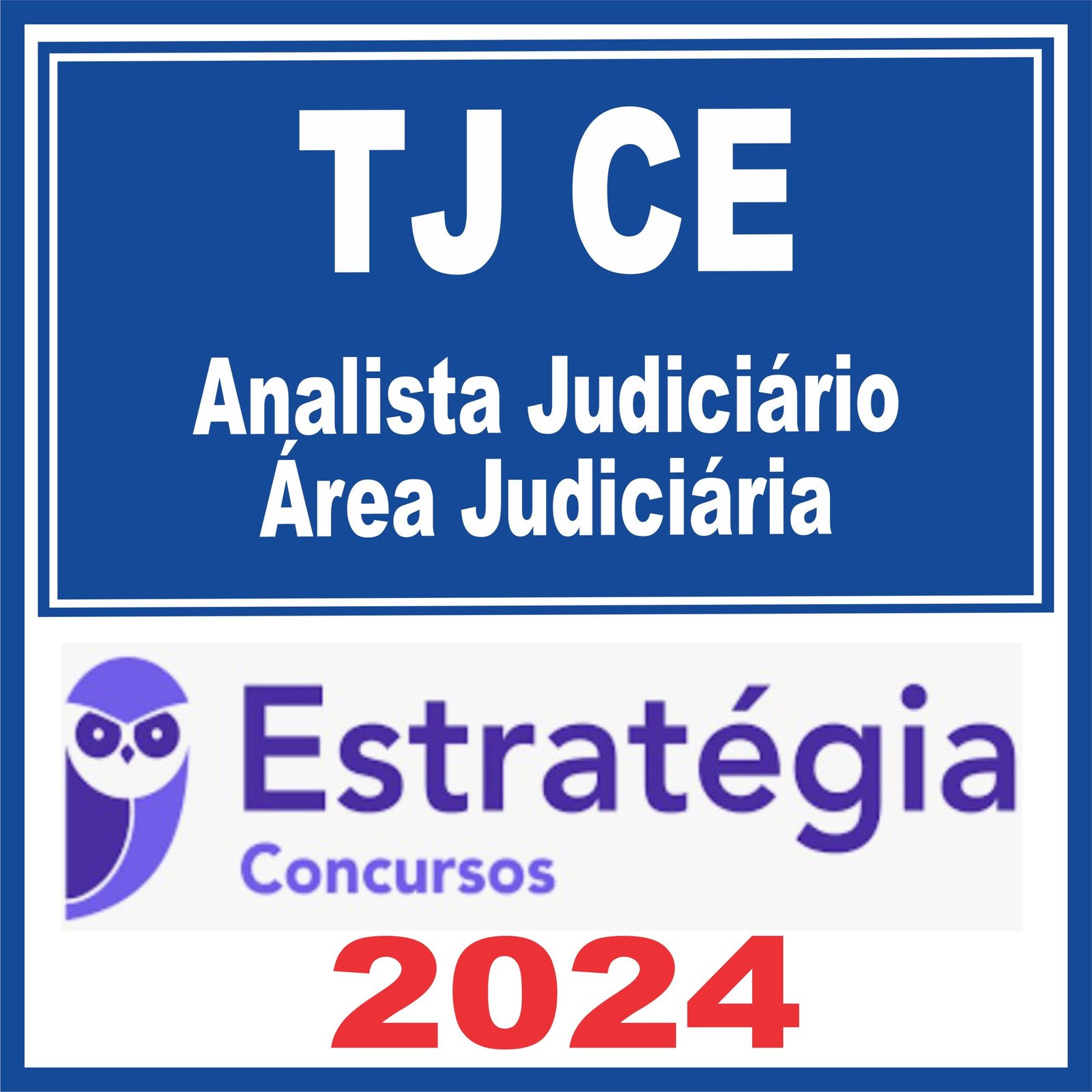 TJ CE (Analista Judiciário – Área Judiciária) Estratégia 2024