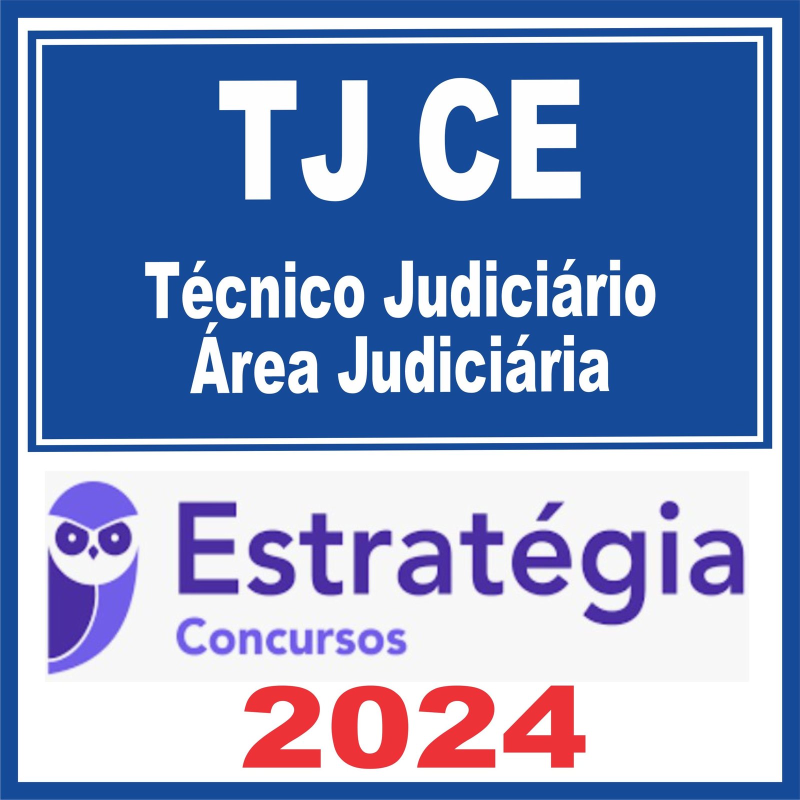 TJ CE (Técnico Judiciário – Área Judiciária) Estratégia 2024