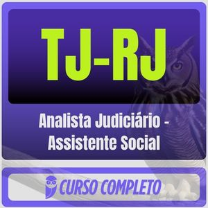 TJ RJ (Analista Judiciário – Assistente Social) Pós Edital – 2025 - Estratégia - Rateio TJRJ Rio de Janeiro Tribunal de Justiça Pósedital