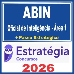 ABIN (Oficial de Inteligência – Área 1 + Passo) Estratégia 2026